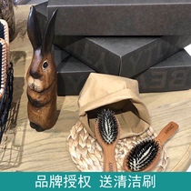 Hot sale American Krranel tree Mu medium gold mane comb beech wood air cushion comb massage long hair curl anti-static