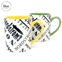 American trendy product HOME coffee cup standard American cup shape English letter trendy style cool mug
