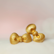 Silver original design bow 925 sterling silver gold-plated earrings 2021 New Tide sweet temperament earrings female