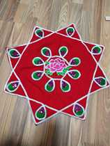 2 self-produced self-sold withholding professional northeast duo hand silk flower octagonal towel heavy masha