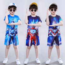 Ottman Clothes Children Summer Clothing Suit Boy Robteca Galactica Cartoon 2020 New Handsome Air Speed Dry Clothes