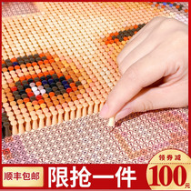 Nail painting diy custom photo portrait handmade press nail art puzzle photo creative gift pin painting
