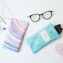 Portable glasses bag Sunglasses bag Simple womens eye bag Storage bag Closed sunglasses bag