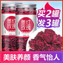 Yunnan ink red rose flower tea dry rose fresh special class flower crown tea bubble water beauty chic and blood tea lady