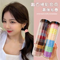 Seamless hair ring hair tie-rope female without hurt hair hair plus coarse hair rope high bullet rubber band