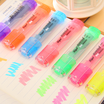 Student creative stationery Color fragrance Candy color fluorescent marker pen Highlighter Watercolor notebook pen