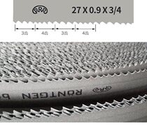 M42 M51 bi-metal band saw blade Rortgen RRR bi-metal band saw blade 4115 cutting die steel band saw blade