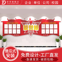 Sales Department Excellent Elite Honor List Cultural Wall Custom Design Inspirational Team Staff Management Execution Decoration