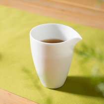 Jing Lan Ceramics Fair Cup tea Tea Ware White Porcelain Util tea Tea Sea Accessories Public Cup Single Uniform Cup Fair Cup