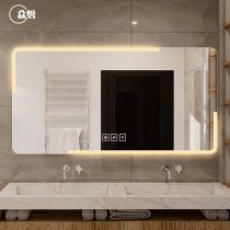 Think smart bathroom mirror led bathroom mirror touch screen bathroom wall wash table anti-fog makeup mirror