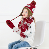 Childrens scarf warm in autumn and winter baby collar boys and girls cute windproof knitted neck