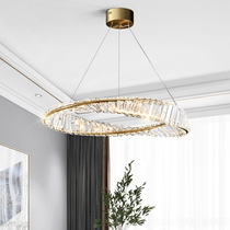 Modern Light Lavish Living Room Bedroom Home Chandelier American Minimalist Designer Restaurant Hotel LED Cirque Water Crystal Light