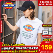 Dickies short sleeve T-shirt Women Mens trend LOGO fashion print summer clothes new casual cotton short T7534bz