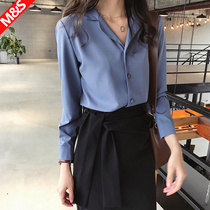 2020 Spring Dress New Lining Design Sensation Small Crowdwork Commute Temperament V Collar White Snowspun Shirt Woman T-shirt