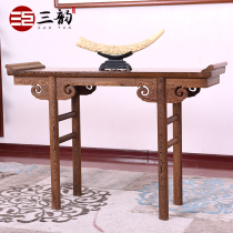 The mahogany furniture chicken wing wood case Chinese porch table antique table antique table for the table of Shengtai Zhongtang case