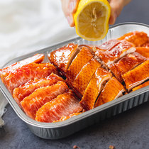 Tin Paper Box Barbecue Large Rectangular Tin Paper Dish Bowl Grilled Fish Tinfoil Paper Takeaway Disposable Packaging Aluminum Foil Dining Box