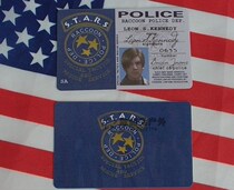 Resident Evil 5 STARS ID card Military fan ID card Resident Evil Lyon PVC material custom card