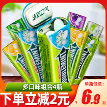 Green Arrow sugar-free mints 4 bottles of iron box chewing gum Fresh breath kissing mouth-clearing lozenges Cool candy snacks