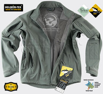 HELIKON Commander SHARK SKIN SOFT SHELL TEFLON WARM MUD GREEN BLACK GREY PACKET EXPRESS