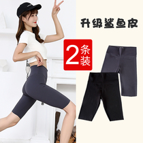 Five-point shark pants women wear summer thin Barbie goddess belly tight sports yoga riding bottoming shorts