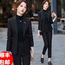 High-end fashion suit suit goddess Fan work overalls White-collar business dress Slim slim Korean version of the frock