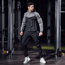 Sweat suit suit men and womens slimming clothes weight loss clothing sweating sweat pants long sleeve spring and summer high waist loose