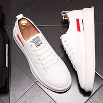 Hong Kong Chao brand small white shoes mens leather Korean version of the trend Joker summer breathable sports fashion leisure low Board Shoes