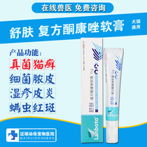 Shufu pet skin disease ointment dog cat dog fungus anti-inflammatory cat ringworm ointment Teddy dog ​​antipruritic 15g