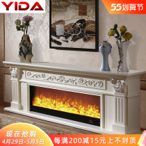 One Da furniture European-style fireplace frame Decorative Cabinet American Fields Garden Solid Wood Fireplace Heating Stove Core 1 1 2 1 5 2 m