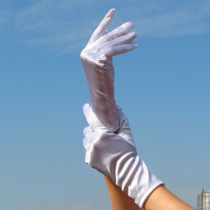 Spandex high elastic glove Men and women Games Gymnastics Etiquette Thin Short Dance Jewelry Industry Driving Ice Silk Gloves