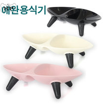 『Memory Pet』 South Korea substitute for a double-platform pet cat and dog olive triangle rice bowl