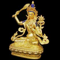 2021 Manjusri c Bodhisattva pure bronze statue handmade Tibetan supplies indoor desktop ornaments Buddha