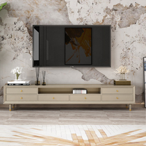 Solid Wood Light Lavish Bedroom Small Family Cherry Wood Modern Minima Home Ins Wind TV Cabinet