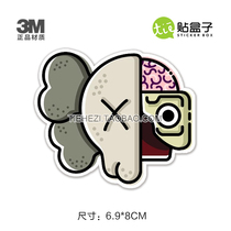 Suitcase Suitcase Pull Rod box Waterproof Tide Card Stickers Laptop Cartoon Graffiti Personality Stickers