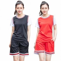 Air volleyball suit Breathable jersey Mens and womens loose suit wear womens short sleeve anti-light fake two volleyball shorts