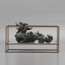 New Chinese Zen Serie Kirin Pendulum Pieces Home Living Room Tea Table Crafts Decorations TV Cabinet Office Hyun Guan Furnishing