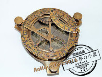 Antique compass brass sundial compass 4 items nautical decoration gifts home decoration vintage