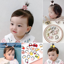 Babys head rope without injury to leather fascia girls head adorned with cute baby hair Circle zaberp Rubber Fascia Children Hair Accessories