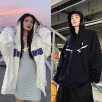 NBA partner SMFK (official direct mail) black and white Lakers commemorative hoodie men and women sports sweater
