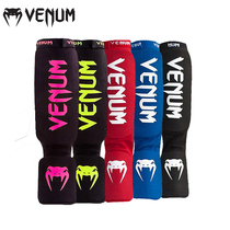  VENUM venom boxing leggings Special Muay Thai mens and womens Sanda fighting fighting training Knitted shin guards and foot guards