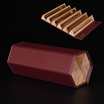 Italy Mastro de paja cedar wood cigar box travel portable cigar moisturizer case