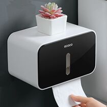 Toilet paper towel box free of punch for home wall-mounted waterproof cramps paper cylinder shelve toilet paper towel rack