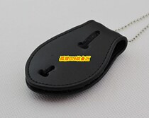 Leather badge wallet LAPD Multi-function badge holster American badge ID holder