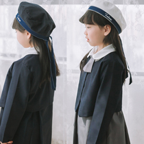 Child adult parent-child Inron Navy cap student cap male and female