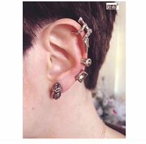 Sparkling Special Price Spain UNOde50 Individuality Little Man Single Ear Clip Manual and American INS light extravagant