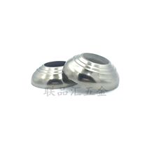 201 stainless steel round tube flagpole seat Metaball seat cover ugly decorative column cover big ball outdoor flagpole base