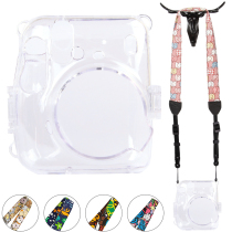  Polaroid mini11 camera bag diagonal cute 7S 7C 8 9 transparent crystal shell protective cover accessories shell