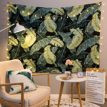 Teenage Girl Hearts Room Disposition Shake Sound Photo Background Buins Wind Headboard Hanging Fabric Red Bedroom Wall Decoration Dorm Room