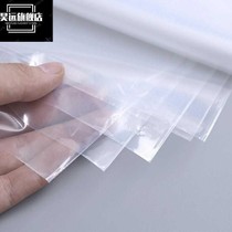 Anti-dust bagging for disposable hanging clothes Home dry cleaning clothes Shop special transparent hood sleeve Covered Plastic Bags