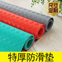 Kitchen bathroom waterproof rubber high quality mat doorway home outdoor commercial wear-resistant ground glue PVC anti-slip mat